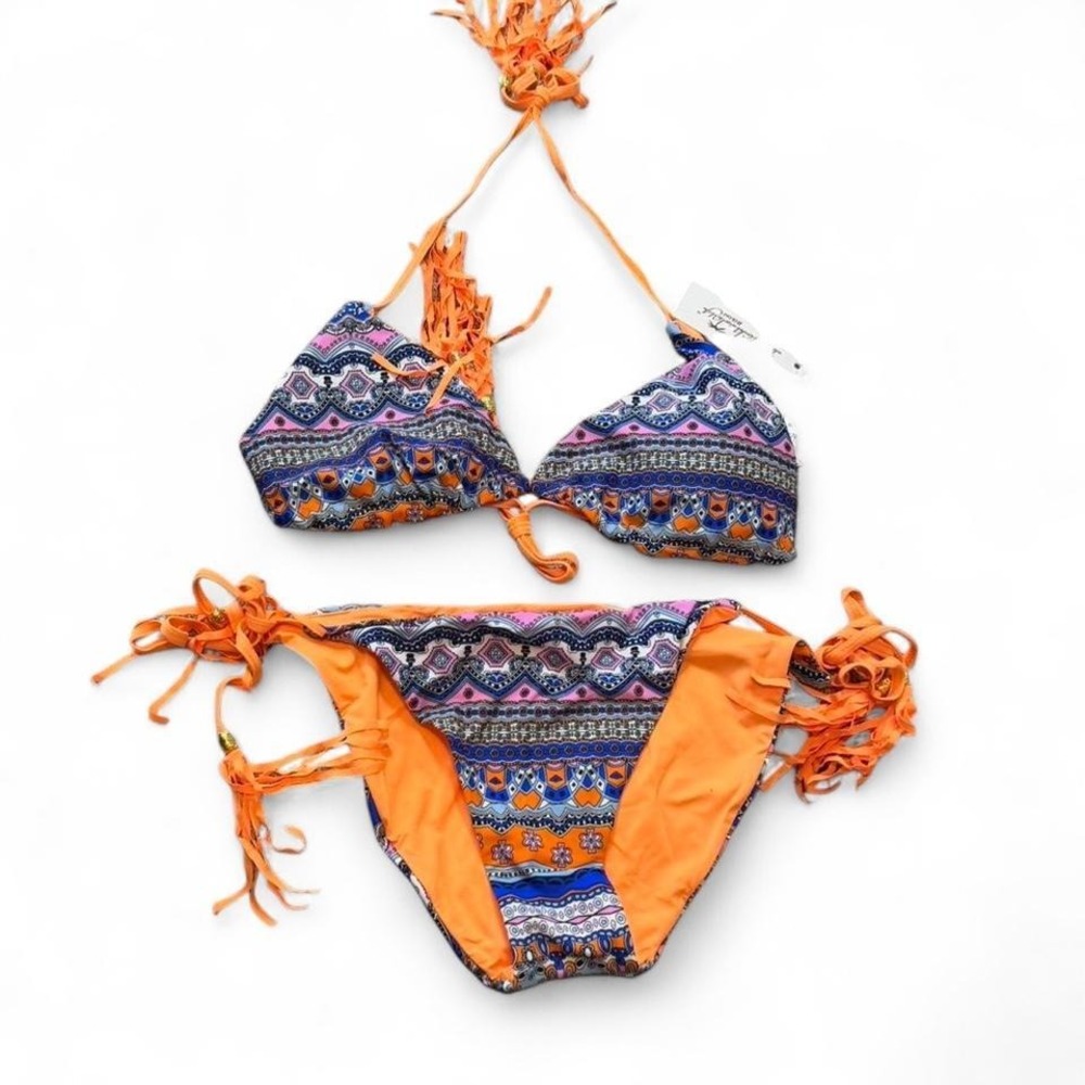 Colorful Reversible Bikini, Women's Size‎ M